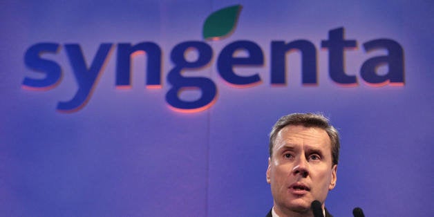 Michael Mack, Chief Executive Officer of Swiss agrochemicals group Syngenta, addresses a press conference to announce the company's 2007 annual results in central London, on February 7, 2008. AFP PHOTO/SHAUN CURRY (Photo credit should read SHAUN CURRY/AFP/Getty Images)