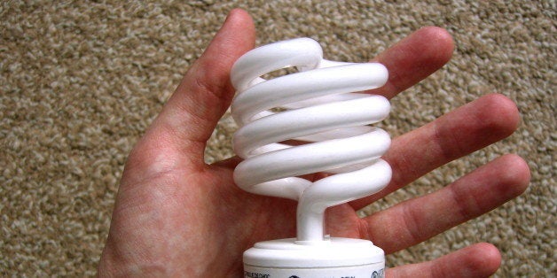 This is a new compact fluorescent lightbulb from General Electric. It's the next generation of lightbulbs. This little guy puts out the equivalent of a 100 watt lightbulb for only 26 watts! Which means it can last 10 times longer (5+ years) than an ordinary incandescent bulb. That's an energy savings of $59 for every new lightbulb you install. And the best part is you can get 'em at the local drugstore or WalMart for less than five bucks... easily paying for itself in a few months! My related post...As seen online:Yodel Anecdotal, Move, Destination Fantastic, and Ben Rowe.As seen in print: featured in Worldwatch Institute's slideshow and summary document for their State of the World 2008 report. (thanks zoe!)As seen in person: featured in the Sierra Club's Smart Energy Solutions booth at the Green Festival in Washington, DC (October 14-15, 2007). (thanks chris!)