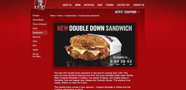 Kfc Double Down Sandwich Why Use A Bun When You Have Fried