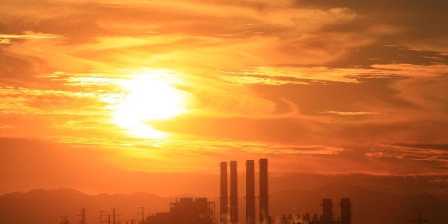 SUN VALLEY, CA - DECEMBER 11: The Department of Water and Power (DWP) San Fernando Valley Generating Station is seen December 11, 2008 in Sun Valley, California. Under a new climate plan before state regulators, California would take major steps toward cutting greenhouse gas emissions. If adopted by the California Air Resources Board, it would be the most ambitious global warming prevention plan in the nation, outlining for the first time how businesses and the public would meet the 2006 law that made the state a leader on global climate change. The action would lead to the creation of a carbon-credit market to make it cheaper for the biggest polluters to cut emissions, and change the ways utilities generate power, businesses use electricity, and personal transportation (Photo by David McNew/Getty Images)