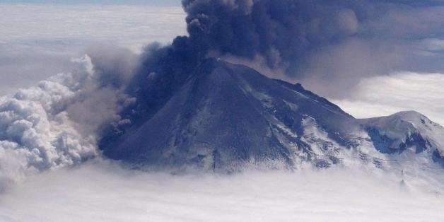 Pavlof volcano eruption on May 18, 2013. Credit: Brandon Wilson/AVO--Alaskaâs Pavlof Volcano: NASAâs View from SpaceThe Pavlof volcano, located in the Alaska Peninsula National Wildlife Refuge has been producing steam and gas plumes since May 13. The volcano's plumes were captured by NASA satellite imagery and photographs taken by the astronauts aboard the International Space Station. The Pavlof volcano is located about 625 miles (1,000 kilometers) southwest of Anchorage, Alaska.Astronauts aboard the International Space Station captured stunning photos of Pavlofâs eruption on May 18, and the next day, the Moderate Resolution Imaging Spectroradiometer or MODIS instrument that flies aboard NASAâs Aqua and Terra satellites captured different views of the ash plume. The ASTER (Advanced Spaceborne Thermal Emission and Reflection Radiometer) instrument that also flies aboard NASA's Terra satellite, provided a look at the temperatures and lava flow from the eruption. The Terra MODIS image was taken on May 19 at 2:10 p.m. AKDT local time (6:10 p.m. EDT) and showed the area of heat from the volcano as well as the ash plume. The ash plume appeared as a dark brown color, blowing in a northerly direction for about 30 miles. At that time the ash cloud was about 20,000 feet above sea level. The ASTER instrument is a high resolution imaging instrument that is flying on the Terra satellite. ASTER captured a visible and near infrared image of Pavlof Volcano at 2:10 p.m. AKDT local time (6:10 p.m. EDT). The maximum brightness temperature in the ASTER image was near 900 degrees Celsius (1,600 Fahrenheit) at the volcanoâs vent, and the lava flow appeared to be 4.8 kilometers (3 miles) long.On Thursday, May 23 at 10:39 a.m. AKDT local time (2:39 p.m. EDT), the Alaska Volcano Observatory (AVO) reported that the Pavlof continued erupting at low levels. At that time, the Pavlof Volcano is under a âWatchâ and the current aviation color code is âOrange.âThere are four levels of eruption: Green, Yellow, Orange and Red. Green is a non-eruptive state. Yellow means the volcano is exhibiting signs of elevated unrest. According to the AVO website, an Orange aviation code means that the volcano is exhibiting heightened or escalating unrest with increased potential of eruption, timeframe uncertain, or, the eruption is underway with no or minor volcanic-ash emissions. Red means and eruption is imminent or underway.Small discrete events, likely indicative of small explosions continue to be detected on seismic and pressure sensor networks over the past 24 hours. According to the AVO website, imagery and pilot reports from May 23 showed a very weak steam and gas plume with little to no ash issuing from the vent. Imagery from the ASTER instrument aboard NASAâs Terra satellite indicated heightened surface temperatures through cloud cover, which is a sign that the activity continues.So far, the Pavlofâs activity has been characterized by relatively low-energy lava fountaining and ash emission, but the AVO cautions that âmore energetic explosions could occur without warning that could place ash clouds above 20,000 feet.â For future updates, visit the Alaska Volcano Observatory Daily Update web page: www.avo.alaska.edu/ or volcanoes.usgs.gov/The Alaska Volcano Observatory is a cooperative program of the U.S. Geological Survey, the University of Alaska Fairbanks Geophysical Institute, and the Alaska Division of Geological and Geophysical Surveys.Text credit: the Alaska Volcano Observatory/ Rob Gutro, NASA Goddard Space Flight CenterNASA image use policy.NASA Goddard Space Flight Center enables NASAâs mission through four scientific endeavors: Earth Science, Heliophysics, Solar System Exploration, and Astrophysics. Goddard plays a leading role in NASAâs accomplishments by contributin