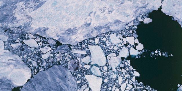 UNSPECIFIED - AUGUST 01: Aerial view of ice pack - Ross Sea, Antarctica. (Photo by DeAgostini/Getty Images)