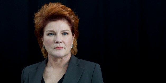 American actress Kate Mulgrew poses for a portrait in promotion of her role in the Netflix original series "Orange Is The New Black," on Monday, Oct. 7, 2013 in New York. (Photo by Diane Bondareff/Invision/AP)