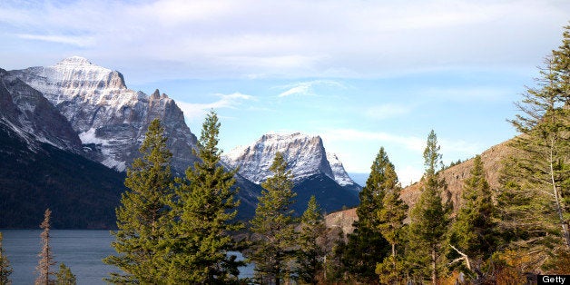 Glacier National Park in fall, Mountana, USA.