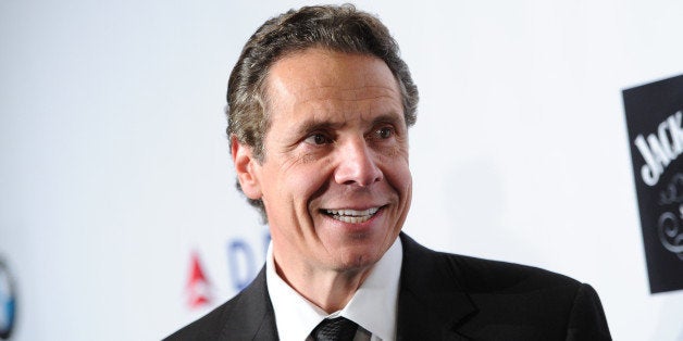 Governor of New York Andrew Cuomo attends The Friars Foundation Gala honoring Robert De Niro and Carlos Slim at The Waldorf-Astoria Hotel on Tuesday, Oct. 7, 2014, in New York. (Photo by Evan Agostini/Invision/AP)