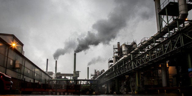 HAMBURG, GERMAY - DECEMBER 04: Exterior of an industrial plant on December 04, 2013, in Hamburg, Germany. Photo by Thomas Trutschel/Photothek via Getty Images)