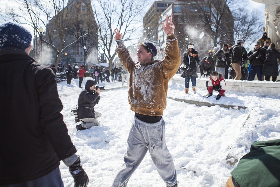 When Life Gives You Snow, Have A Massive Snowball Fight | HuffPost