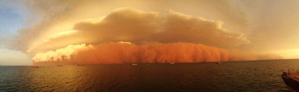 Red Wave' Dust Storm Hits Western Australia