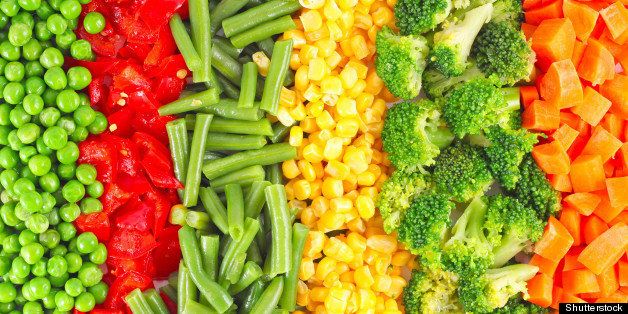 mixed vegetables background