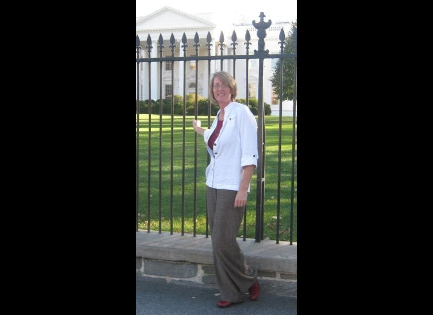 Kristen at the White House.