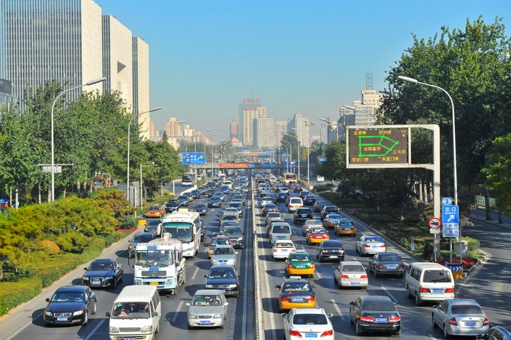 beijing nov 2 traffic jam in ...