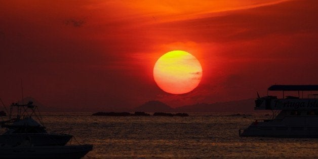 Red Sun Sunset 