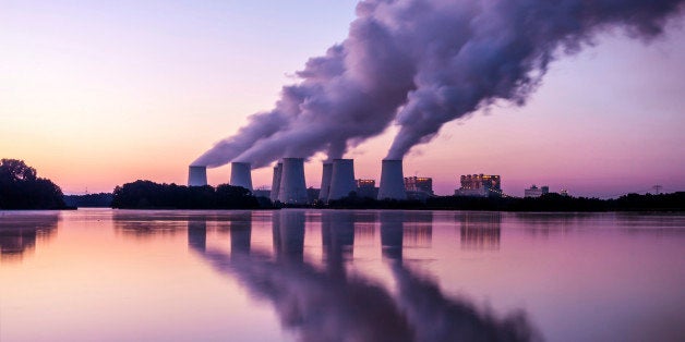 Power Plant in the sunrise