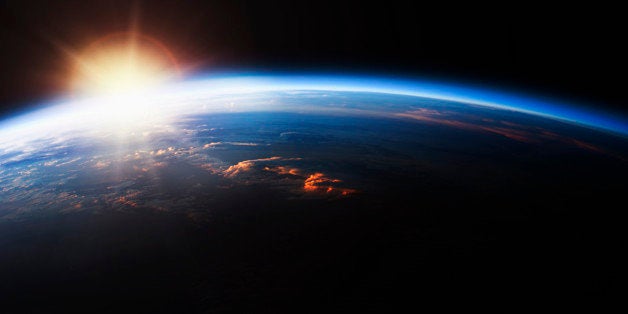 Sunrise over Planet Earth