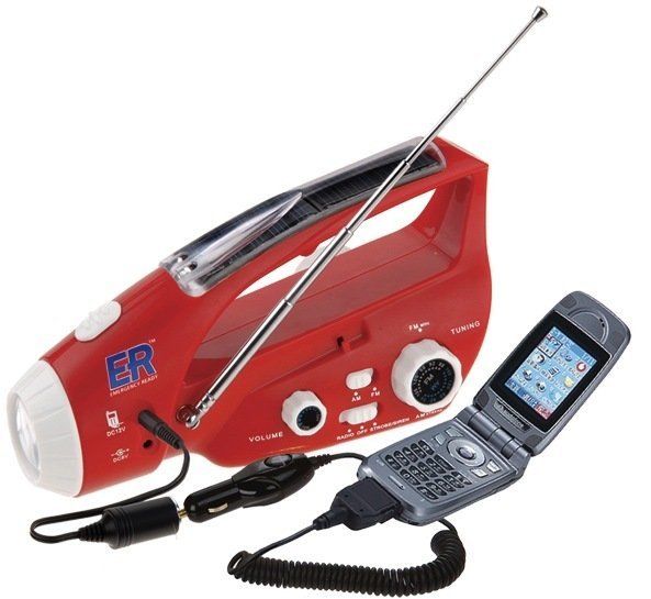 Solar Flashlight/Radio/Cell Phone Charger