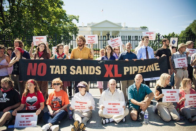 Americans from nearly all 50 states joined the White House sit-in to push President Obama to deny the permit for the proposed