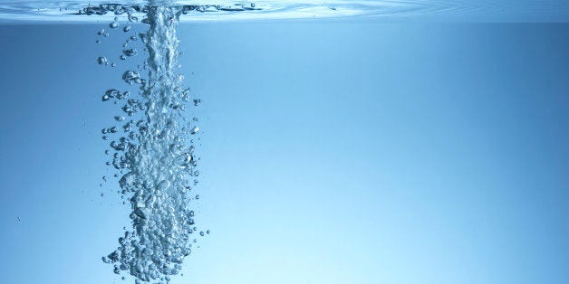 Bubbles In Clear Water
