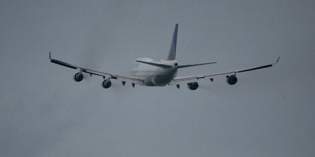 SAN FRANCISCO, CA - JUNE 10: A United Airlines plane takes off from San Francisco International Airport on June 10, 2015 in