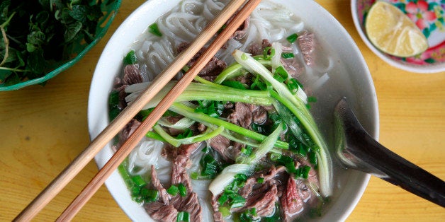 Vietnam, Pho Bo, beef noodle soup