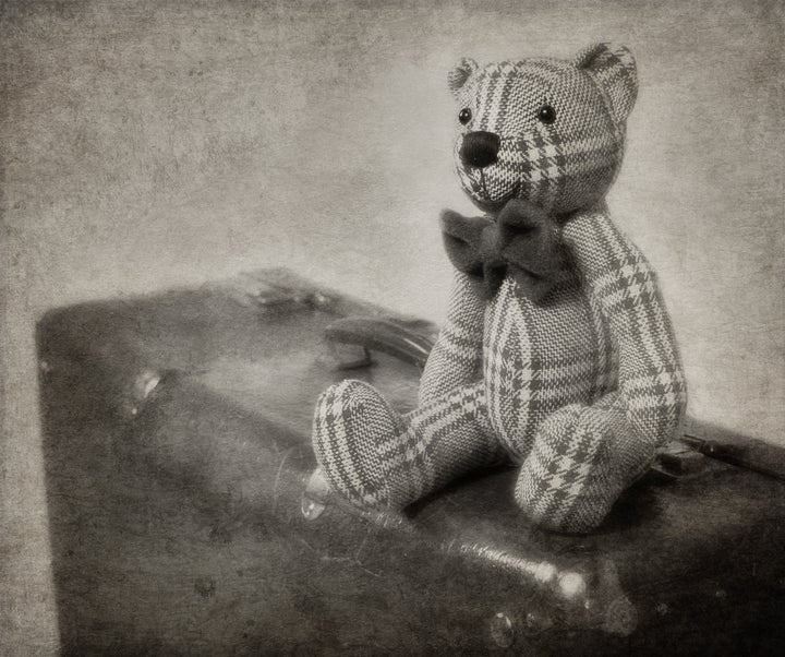 vintage style teddy bear and...