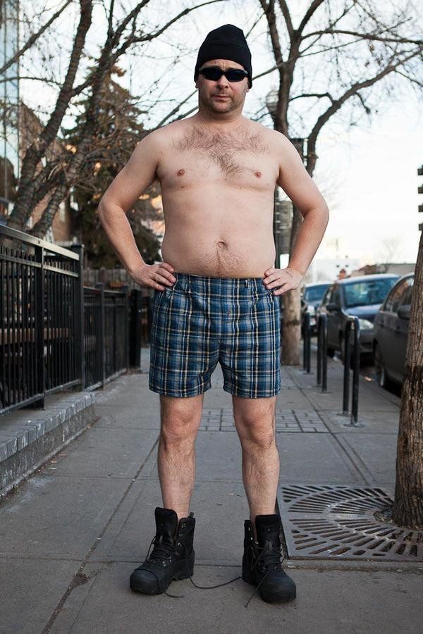 Canadian Man Hitchhikes 4 400 Miles In His Underwear For Charity Photos Video Huffpost Impact