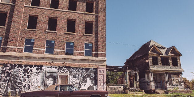 Selected landmarks from the Corktown Neighborhood of Detroit, Michigan.