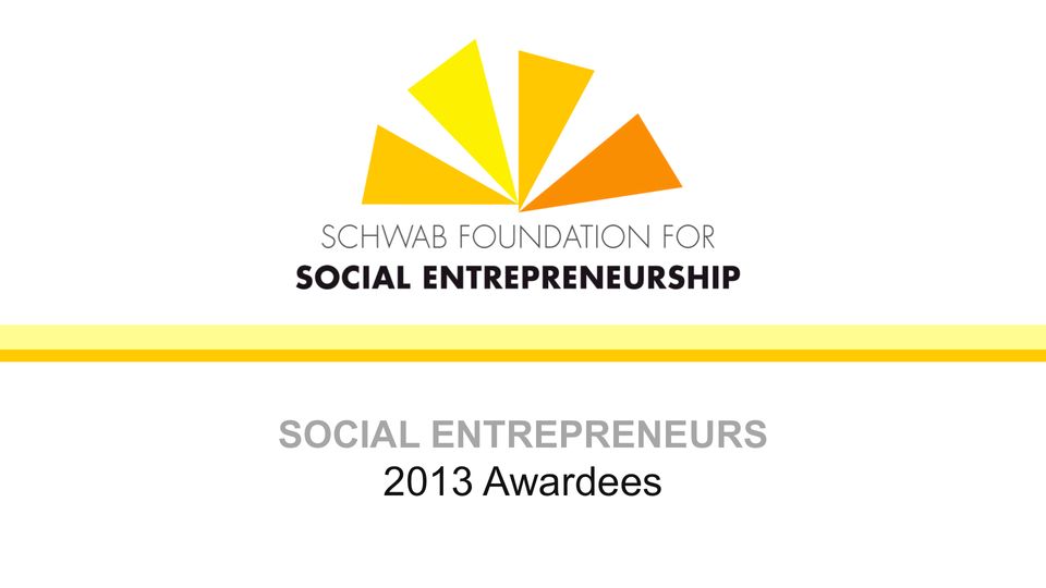Schwab Foundation For Social Entrepreneurship