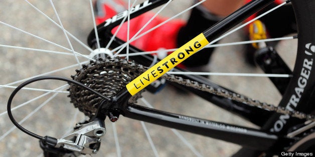 BRECKENRIDGE, CO - AUGUST 24: A detail photo of the bike of a rider from the Bontrager-Livestrong team prior to stage five o