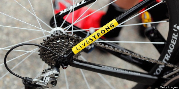 BRECKENRIDGE, CO - AUGUST 24: A detail photo of the bike of a rider from the Bontrager-Livestrong team prior to stage five of the USA Pro Challenge from Breckenridge to Colorado Springs on August 24, 2012 in Breckenridge, Colorado. (Photo by Doug Pensinger/Getty Images)