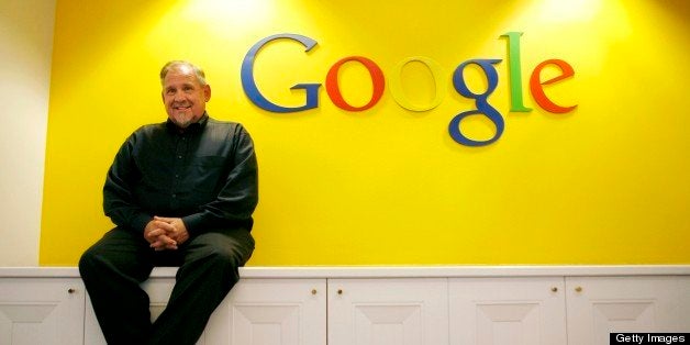 UNITED STATES - FEBRUARY 19: Larry Brilliant, executive director of Google.org, Google Inc.'s philanthropic division, poses at the company's satellite offices in San Francisco, California, U.S., on Tuesday, Feb. 19, 2008. Google.org announced $25 million in grants and investments to help fight disease, improve global health and security, and develop plans to combat climate change. Brilliant said last month that was told by Google co-founders Larry Page and Sergey Brin to'go solve the big problems of the world.' (Photo by Ryan Anson/Bloomberg via Getty Images)