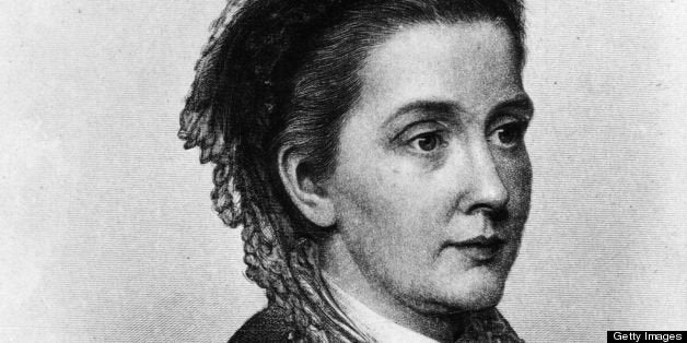circa 1855: American feminist, abolitionist and reformer Julia Ward Howe (1819 - 1910). She is best known fro writing the Ba