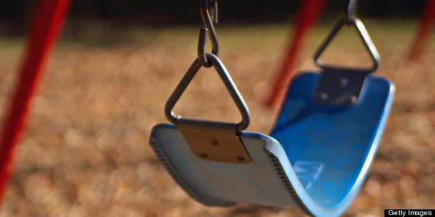 Isolated Park Swing