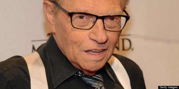 LAS VEGAS, NV - APRIL 13: Television personality Larry King arrives at the 17th annual Keep Memory Alive 'Power of Love Gala' benefit for the Cleveland Clinic Lou Ruvo Center for Brain Health celebrating the 80th birthdays of Quincy Jones and Sir Michael Caine on April 13, 2013 in Las Vegas, Nevada. (Photo by Bryan Steffy/Getty Images for Keep Memory Alive)