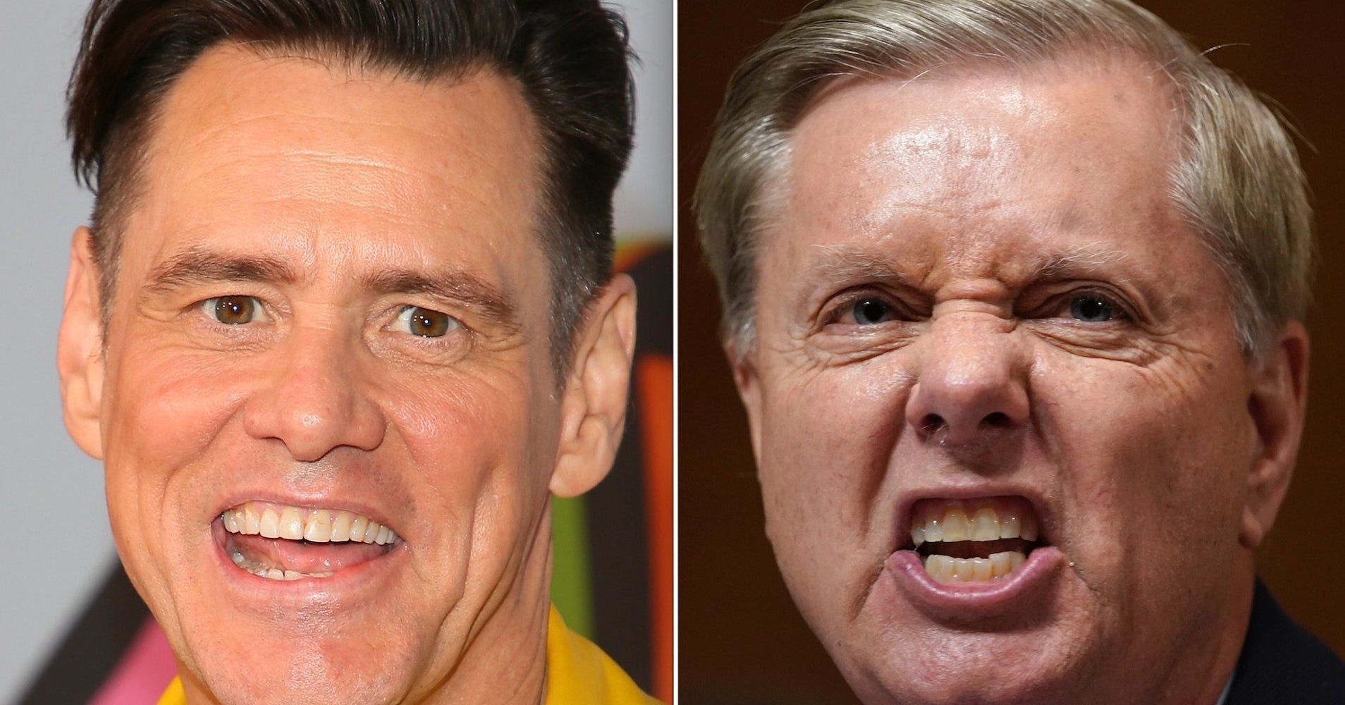 Jim Carrey Hits 'Hideous And Hateful' Lindsey Graham In New Portrait Jim Carrey Hits 'Hideous And Hateful' Lindsey Graham In New Portrait