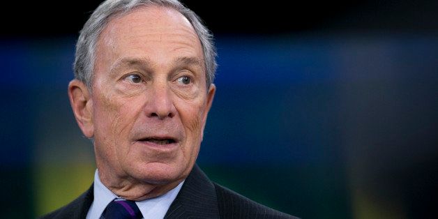 Michael 'Mike' Bloomberg, Bloomberg LP founder and former mayor of New York City, speaks during a Bloomberg Television interview in New York, U.S., on Tuesday, Jan. 21, 2014. Bill Gates, the world's richest man, said that by 2035 no nation will be as poor as any of the 35 that the World Bank now classifies as low-income, even adjusting for inflation. Photographer: Scott Eells/Bloomberg via Getty Images 