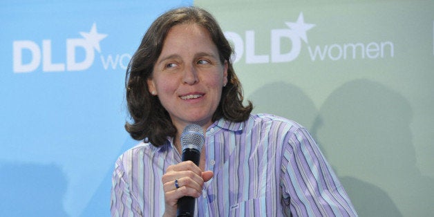 MUNICH, GERMANY - JUNE 30: Megan Smith of Google speaks during the Digital Life Design women conference (DLDwomen) at Bavarian National Museum on June 30, 2011 in Munich, Germany. The conference features discussions, case studies and lectures and brings together an extraordinary group of international high-profile speakers and more than 500 participants from business, media, technology, society, health, education, politics and science. (Photo by Sascha Baumann/Getty Images)