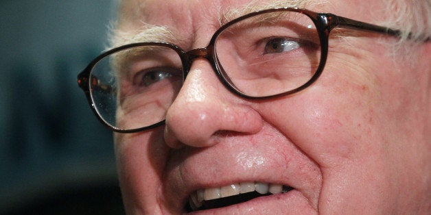 NEW YORK, NY - SEPTEMBER 30: Berkshire Hathaway Inc. Chairman and CEO Warren E. Buffett smiles on the floor of the New York Stock Exchange after ringing the opening bell on September 30, 2011 in New York City. U.S. President Barack Obama's new plan for a higher tax rate for millionaires has been dubbed the 'Buffett Rule' in reference to the billionaire investor, who supports the plan. (Photo by Mario Tama/Getty Images)