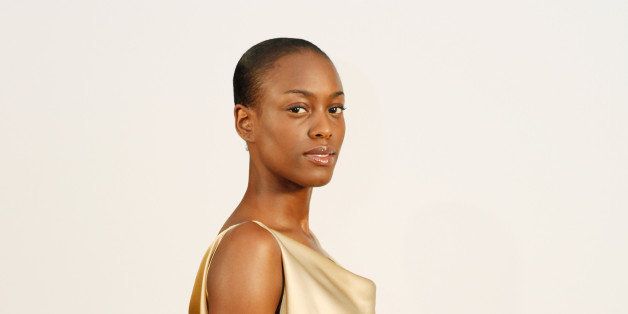 NEW YORK - FEBRUARY 10: Model Nnenna Agba poses in the Rubin & Chapelle fall 2012 presentation during Mercedes-Benz Fashion Week on February 10, 2012 in New York City. (Photo by Amy Sussman/Getty Images)