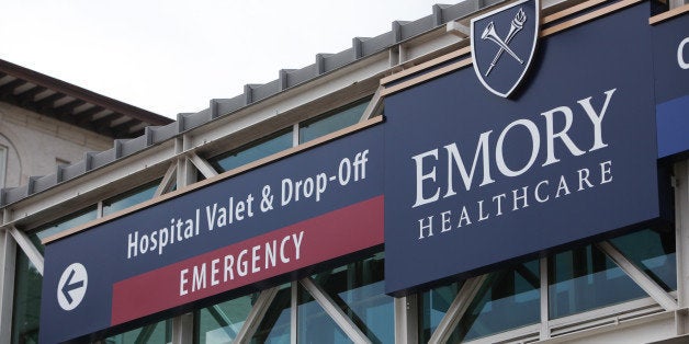 ATLANTA, GA - AUGUST 01: Emory University Hospital is seen on August 1, 2014 in Atlanta, Georgia. Officials with the hospital confirmed that Emory University Hospital will be receiving and treating two American patients diagnosed with Ebola virus. The Ebola infected patients will be transported to Emory University Hospital from Liberia in the next couple of days and receive supportive care in a isolation unit separate from the general hospital. (Photo by Jessica McGowan/Getty Images)