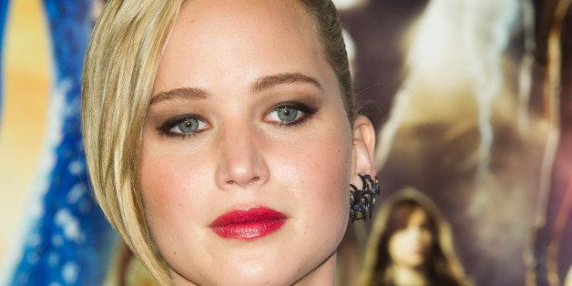 Jennifer Lawrence attends the "X-Men: Days of Future Past" world premiere on Saturday, May 10, 2014 in New York. (Photo by Charles Sykes/Invision/AP)