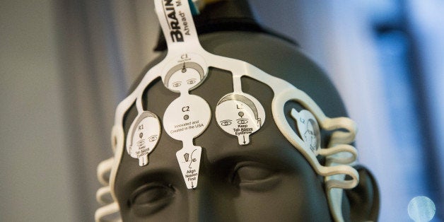 NEW YORK, NY - JANUARY 23: A prototype mobile unit that could potentially be used to diagnosis traumatic brain injuries in t