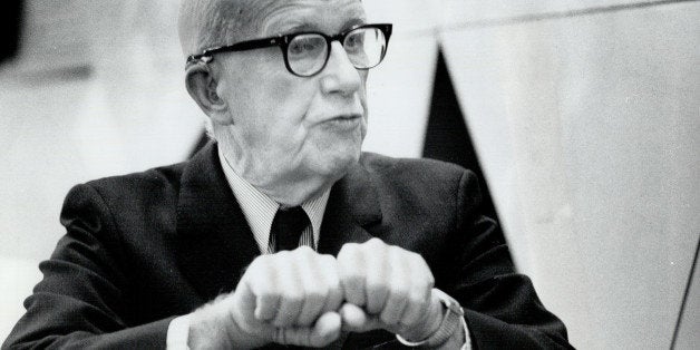 CANADA - JANUARY 04: Remembering when Bucky Fuller dropped by to talk poetry. One small man with such an enormous mind. (Photo by Jeff Goode/Toronto Star via Getty Images)