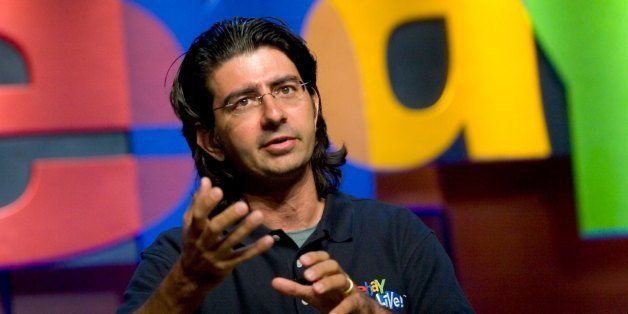 Pierre Omidyar, founder and chairman of the board of eBay, speaks at the eBay Developer's Conference in Boston, Massachusetts, Wednesday, June 13, 2007. (Photo by JB Reed/Bloomberg via Getty Images)