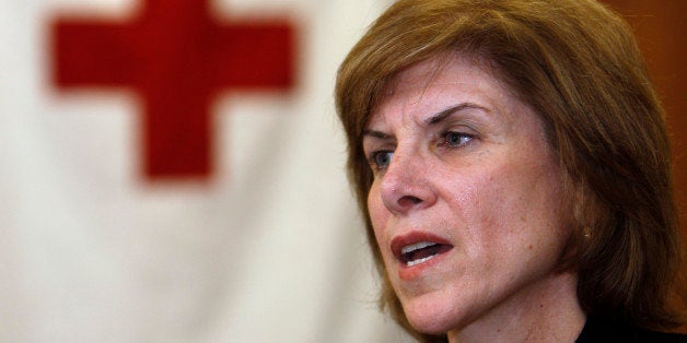 Gail J. McGovern, the chief executive officer and president of the American Red Cross, talks about the mission of the charity during an interview in Denver on Wednesday, March 18, 2009. McGovern was in Denver to talk to local volunteers. (AP Photo/David Zalubowski)