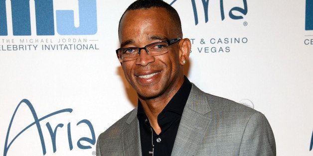LAS VEGAS, NV - APRIL 04: ESPN sportscaster Stuart Scott arrives at the 13th annual Michael Jordan Celebrity Invitational gala at the ARIA Resort & Casino at CityCenter on April 4, 2014 in Las Vegas, Nevada. (Photo by Ethan Miller/Getty Images for Michael Jordan Celebrity Invitational)