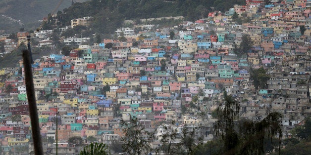 PORT-AU-PRINCE, HAITI - JANUARY 11: Homes dot the hillside a day before the five year anniversary of a magnitude 7.0 earthqu