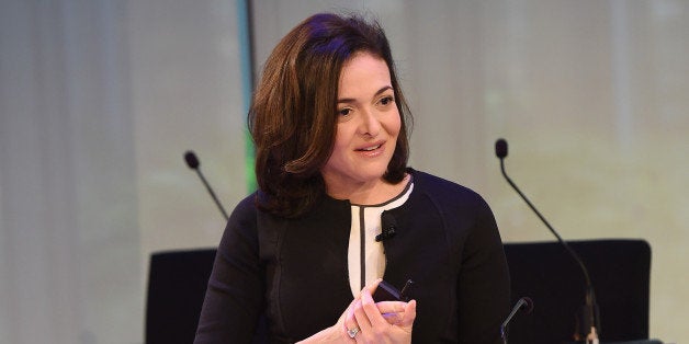NEW YORK, NY - SEPTEMBER 29: Sheryl Sandberg speaks onstage at the Rethinking Marketing to Women panel during AWXI at The Ti