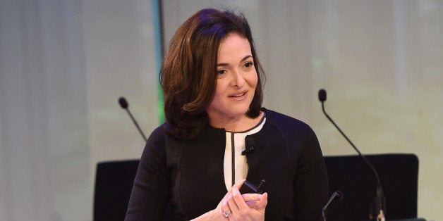 NEW YORK, NY - SEPTEMBER 29: Sheryl Sandberg speaks onstage at the Rethinking Marketing to Women panel during AWXI at The Times Center during AWXI on September 29, 2014 in New York City. (Photo by Larry Busacca/Getty Images for AWXI)