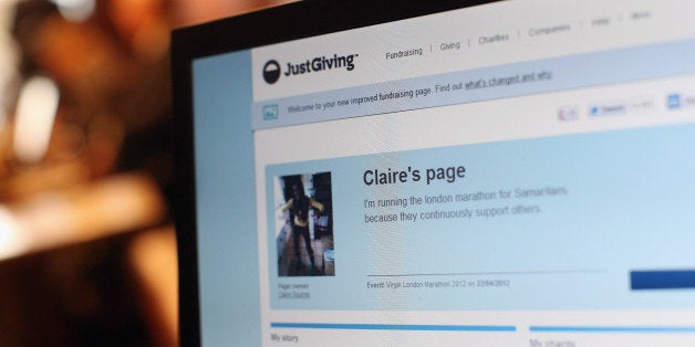 LONDON, ENGLAND - APRIL 24: The sponsorship website set up by Claire Squires who died on Sunday whilst competing in the Lond