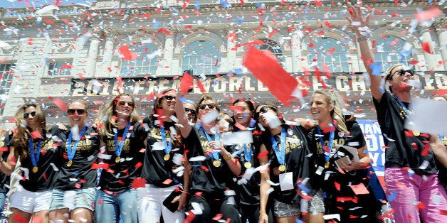 Photo by: Dennis Van Tine/STAR MAX/IPx 7/10/15 New York City Celebrates The Women's World Cup Winners with Parade of Champions. (NYC)